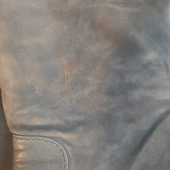 Baby Blue Suede and Beadwork Guiseppe Zanotti Heel Boots - Picture 6 of 6